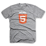 Men's Athletic Heather HTML5 Shirt Front
