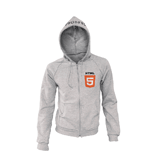 Zippered Hoodie Front